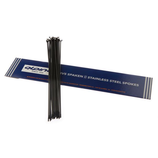 Alpina Spaken 14G (2,00mm) 292mm RVS Zwart (P36)