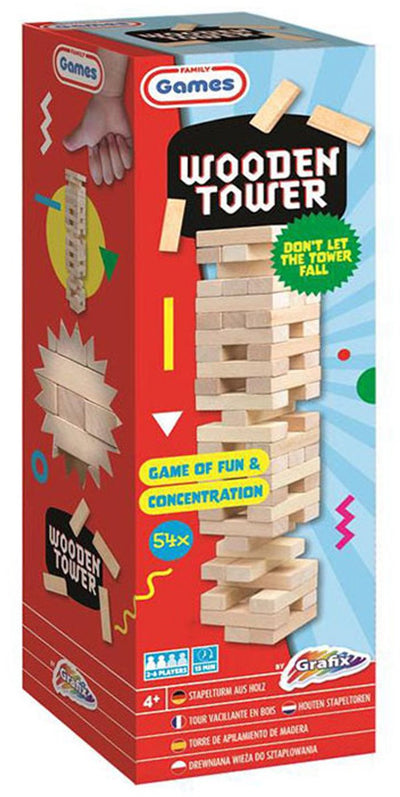 Torre de apilamiento Grafix Hout, 54dlg.