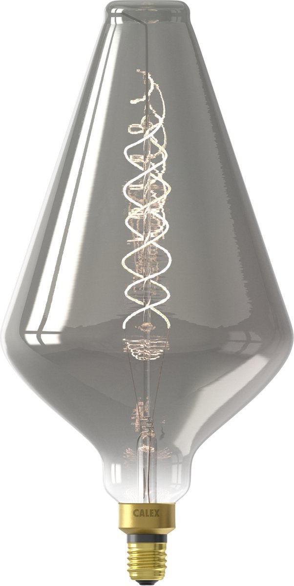 Calex vienna xxl titanium - e27 led lamp - filament lichtbron dimbaar - 4w - warm wit licht