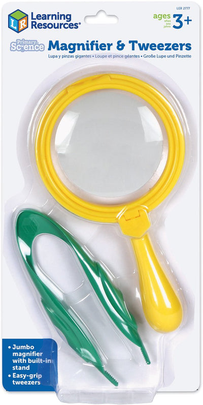 Pinzette con lente d'ingrandimento per risorse didattiche Primary Science® - 2+