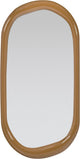 Specchio a figura intera Wood Norea 120 cm - legno - giallo miele lucido - 180x80x5