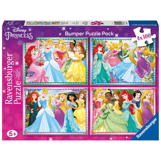 Ravensburger Puzzle Disney Princess 4 in1 100 piezas