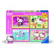 Puzzle Hello Kitty 4 in 1 100 pezzi