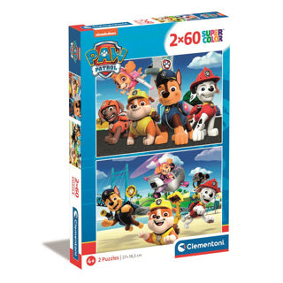 Clementoni jigsaw puzzle Paw Patrol, 2x60st.