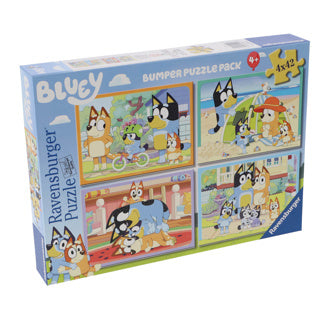 Ravensburger puzzle bluey 4 x 42 pezzi