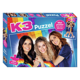 K3 Puzzle con póster, 104º.