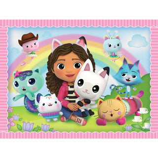 Puzzle Casa delle bambole di Gabby 30 e 48 pezzi e promemoria | 2 pezzi