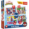 Trefl Puzzle Spidey and Friends 4 en 1