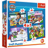 Puzzle senza marca 4 in 1 Paw Patrol 35+48+54+70 pezzi (6034650)
