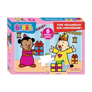 Studio 100 gambe puzzel buon compleanno, 6st.