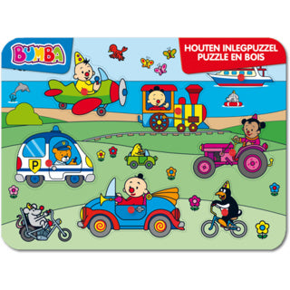 Bumba Houten Insent Puzzle Vehicles