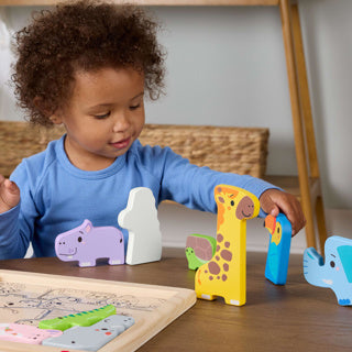 Puzzle con animali in legno Fisher-Price