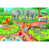 Ravensburger - Puzzle Un giorno allo zoo 2x24 pezzi