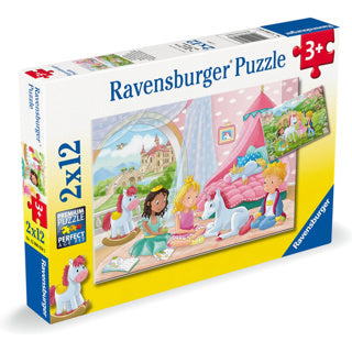 RAVENSBURGER puzzle puzzle Prince Princess, 2x12 st.