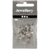 Creativ company https: www.cchobby.nl oorstekers-l-13-mm-verzilverd-10-stuk-1-doos