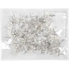Orecchini a bottone Creativ Company, L: 13 mm, placcati in argento, 100 pezzi, 1 scatola