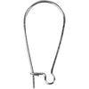 Orecchini Creative Company, l: 25 mm, placcati in argento, 30 pezzi 1 scatola