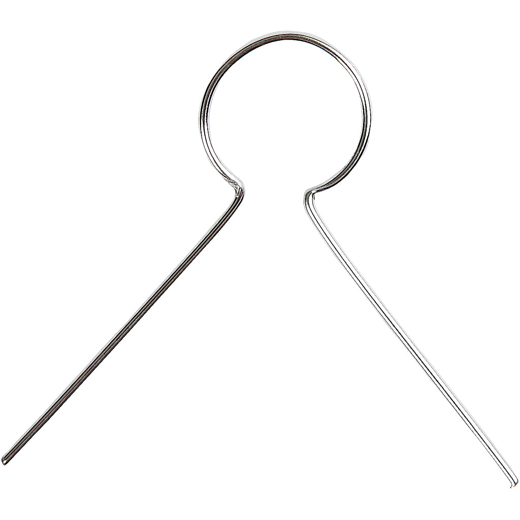 Colgante de metal: plateado, 50º.