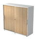 Armario con puertas correderas Bach hammerer 1753s re melamina 120x40x110cm blanco