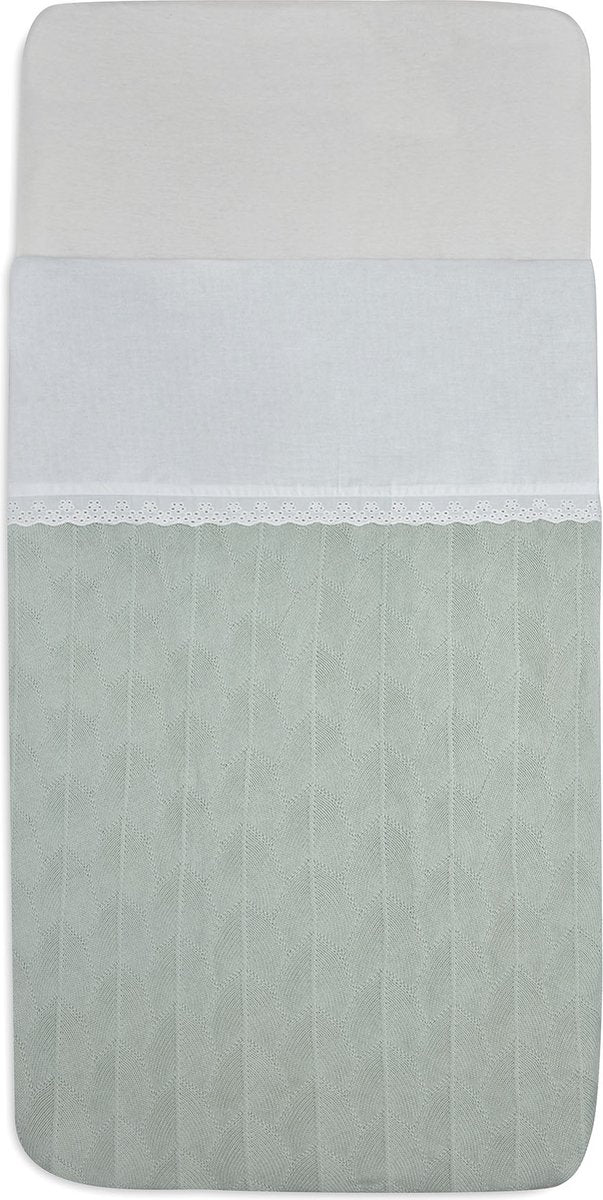 Jollein lenzuolo culla 75x100 cm pizzo avorio