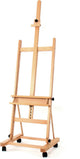 Kangaro schildersezel - profi studio type ezel h - tot 120cm doek - met wieltjes + accessoire tray