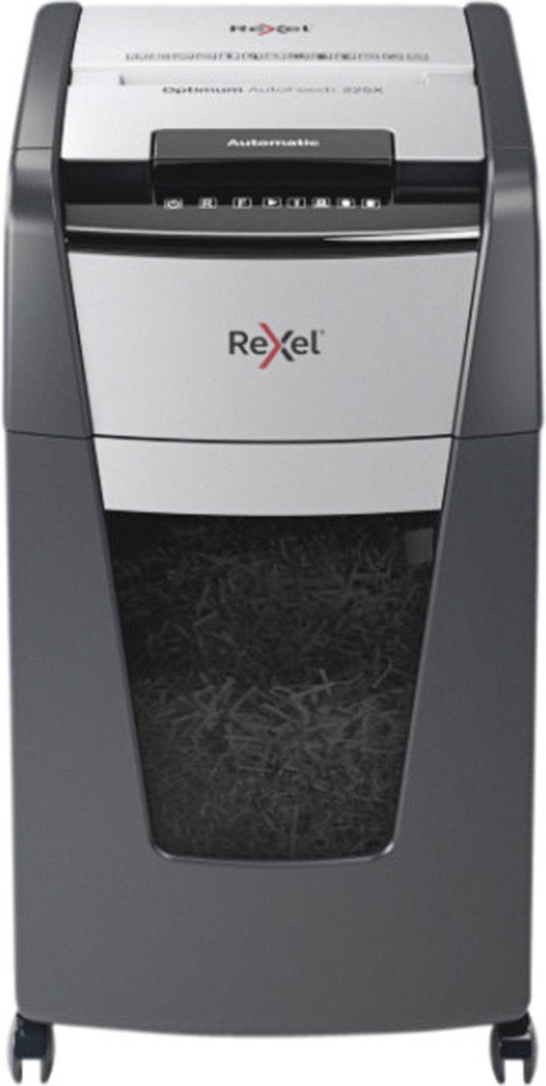 Destructora de papel gris Rexel 225x