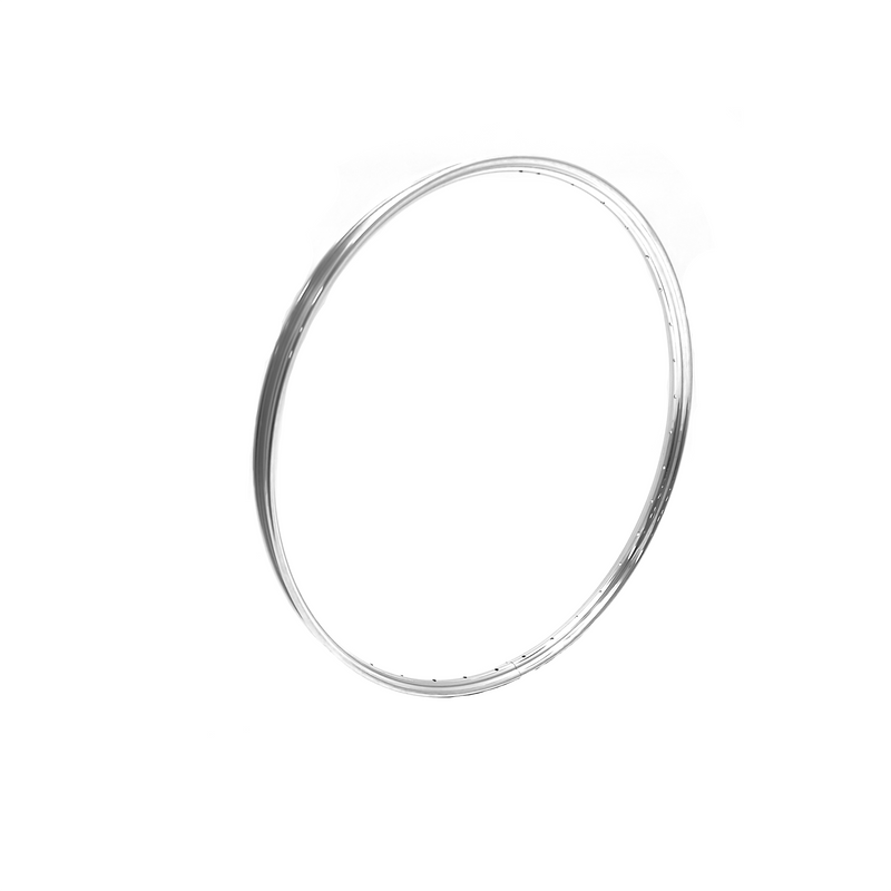 Rim 28x1 3 8 Shine pulido de aluminio Un solo pared. 36 hoyos, Spoke 13 (acero inoxidable de reemplazo)