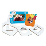 Colorations knutselset fotolijstjes karton 48 stuks multicolor. - afbeelding 1