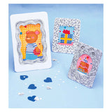 Colorations knutselset fotolijstjes karton 48 stuks multicolor. - afbeelding 4