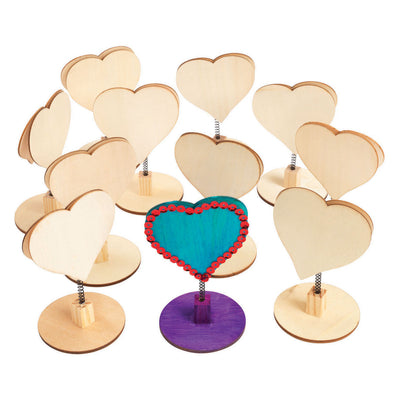 Le colorazioni decorano il tuo cuore di memoclip in legno, 12 °.