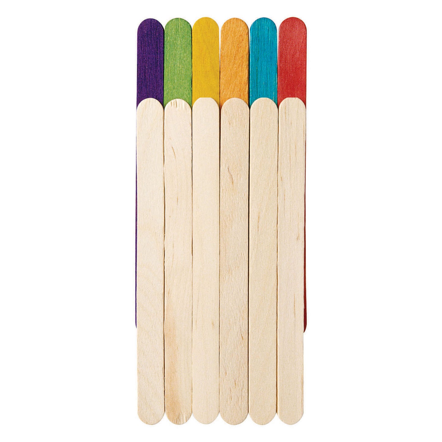 Colorations - gekleurde houten knutselstokjes, 1000st.