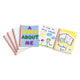 Colorations Notebook Blanco con cubierta blanca, conjunto de 24