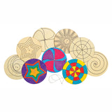 Colorations - versier je eigen houten spinner, 24st. - afbeelding 1