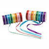 Coloraciones: cinta de satén 16 bobinas de color, 120mtr.
