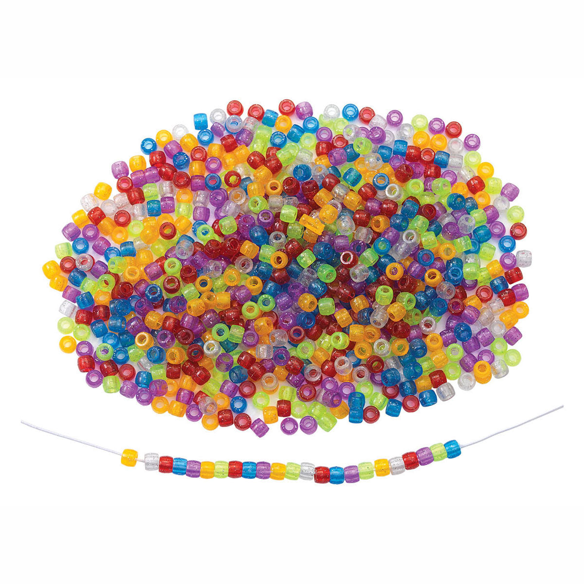 Colorations Glitter Breeds Beads Color en la bolsa, 453 gramos