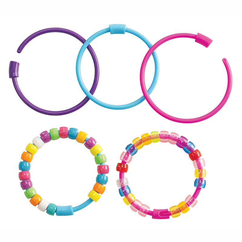 Colorazioni - braccialetti di perline con chiusura, set di 24