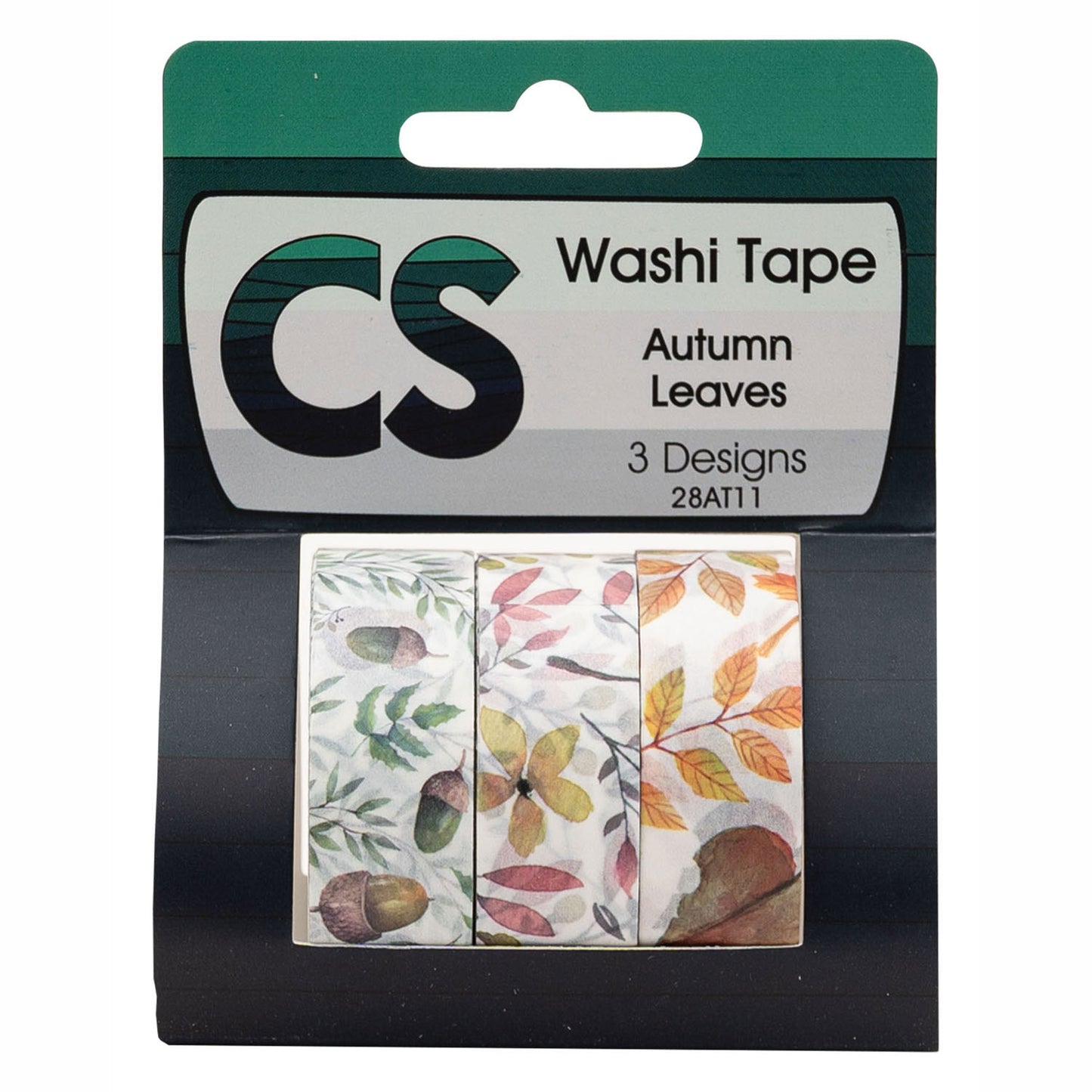 Coloraciones: cinta Washi Hojas de otoño 3 rollos, 5mtr.