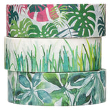 Colorations - Washi tape plants 3 rolls, 5mtr. - afbeelding 3