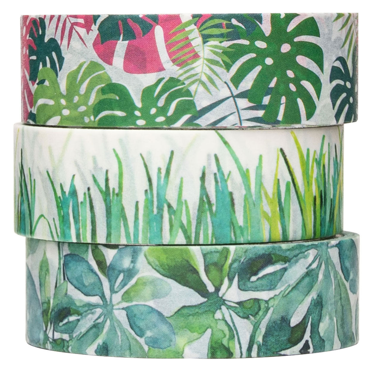 Colorations - Washi Tape Planten 3 Rollen, 5mtr.