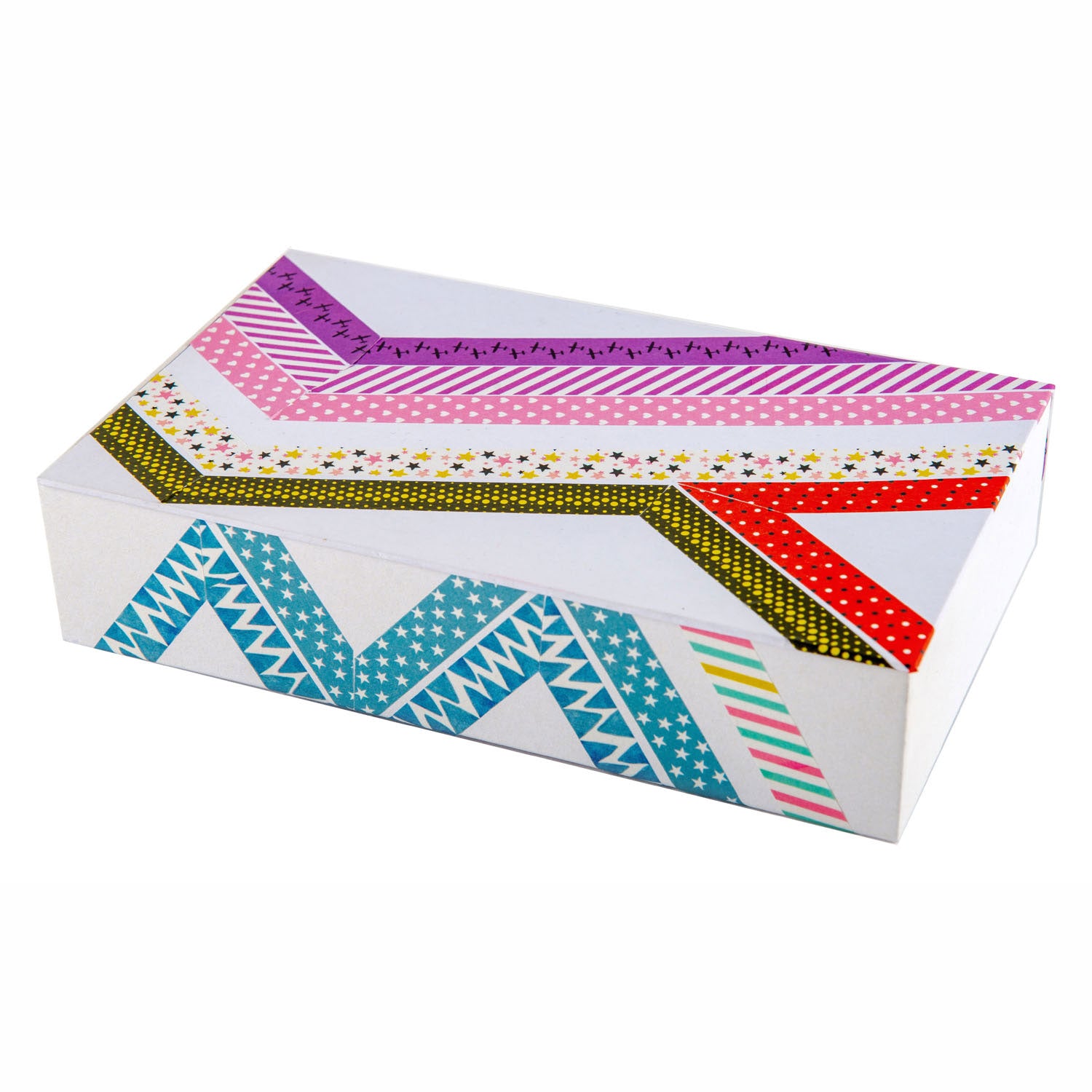 Colorazioni: modelli di nastri washi, 12 x 975 cm.