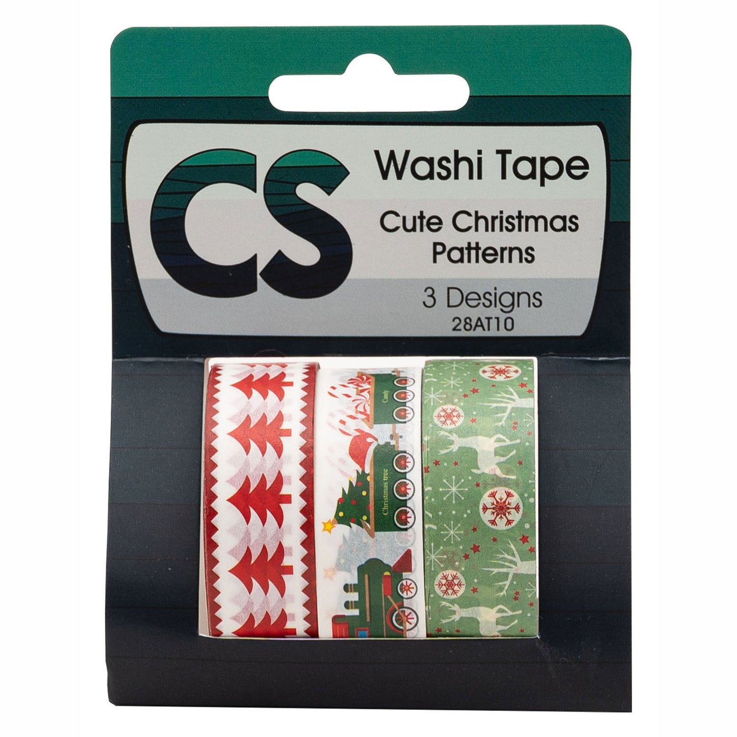 Colorazioni - Washi Tape Christmas 3 Rotoli, 5mtr.