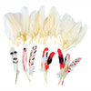 Colorations - natuurlijke witte veren, 48st.