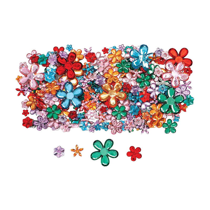 Colorazioni - Strasstone di fiori colorati, 300st.