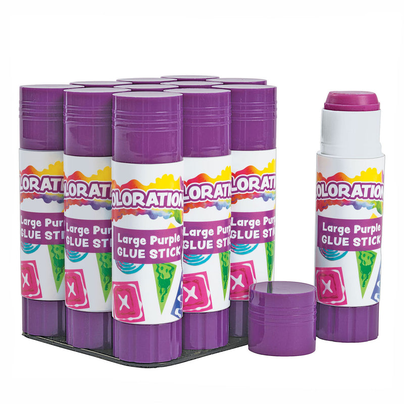 Colorations - lijmstift 25 gram, set van 12