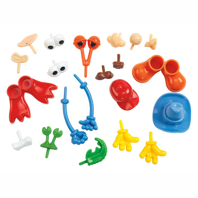 Colorations - creatieve wezens klei accessoires, 130dlg.