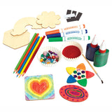 Colorations - Versier je eigen Houten Magneetvormen, 12st. - afbeelding 3