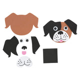 Colorations - foam dierengezichten maken knutselset, 36dlg. - afbeelding 4