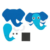 Colorations - foam dierengezichten maken knutselset, 36dlg. - afbeelding 5