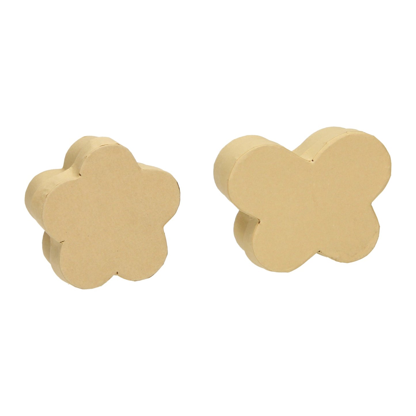 Colorazioni farfalla e scatole floreali di carta, set di 12