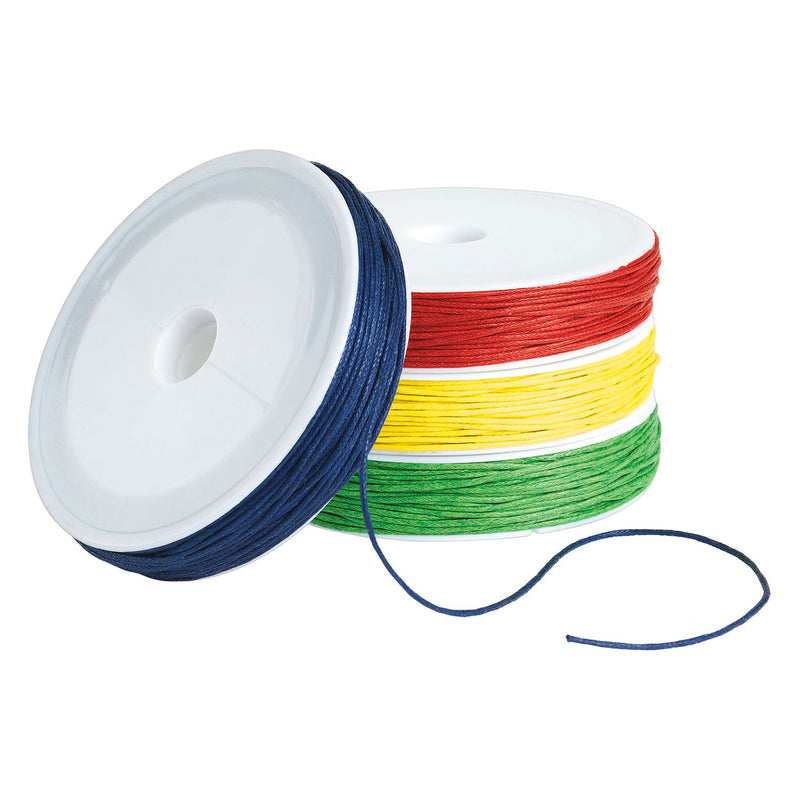 Colorazioni di cotone cerato da 25 metri, set di 4